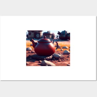 Red Teapot Posters and Art